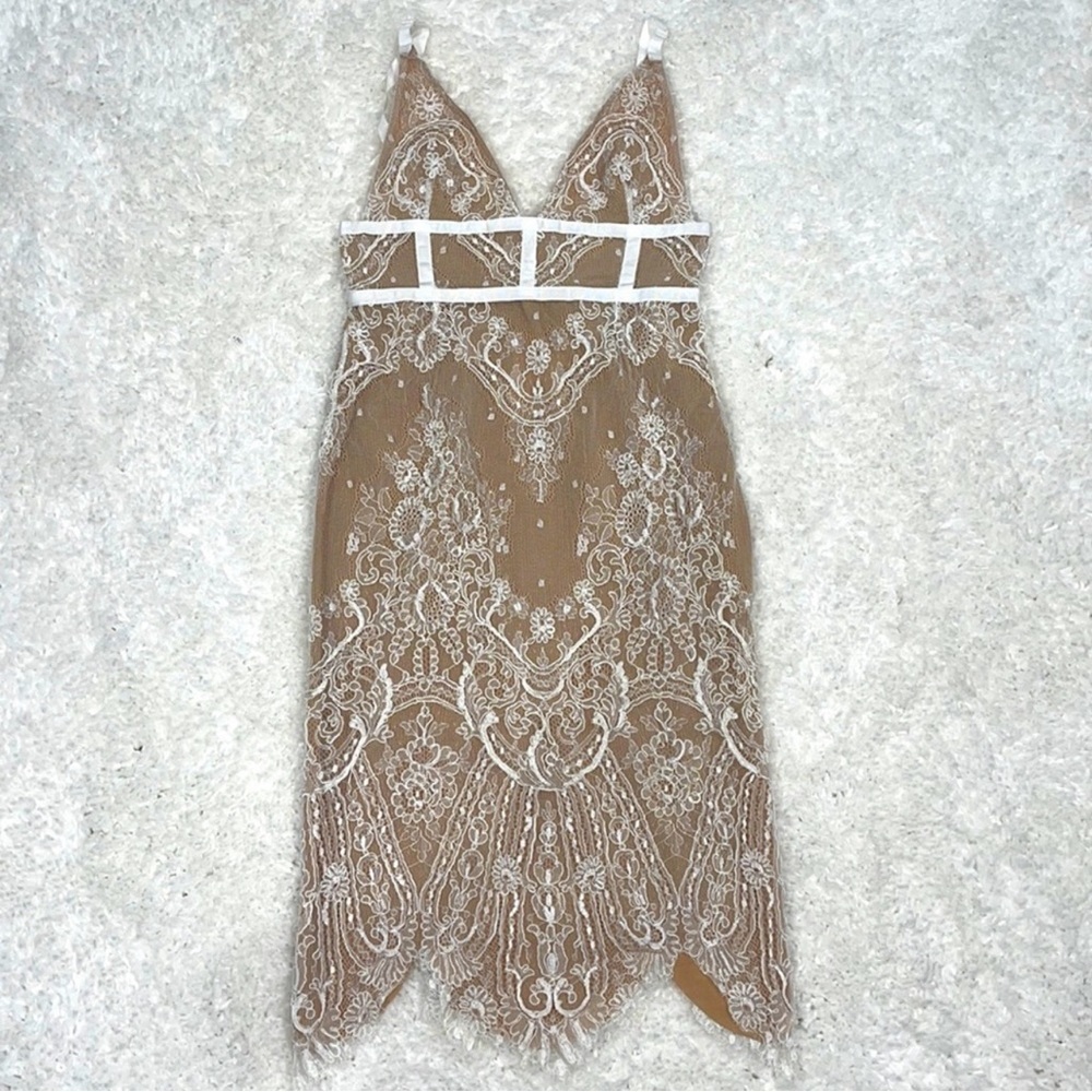 MISHA Lace Midi Dress Sz 8